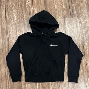 Champion Reverse Weave Black Sweatshirt